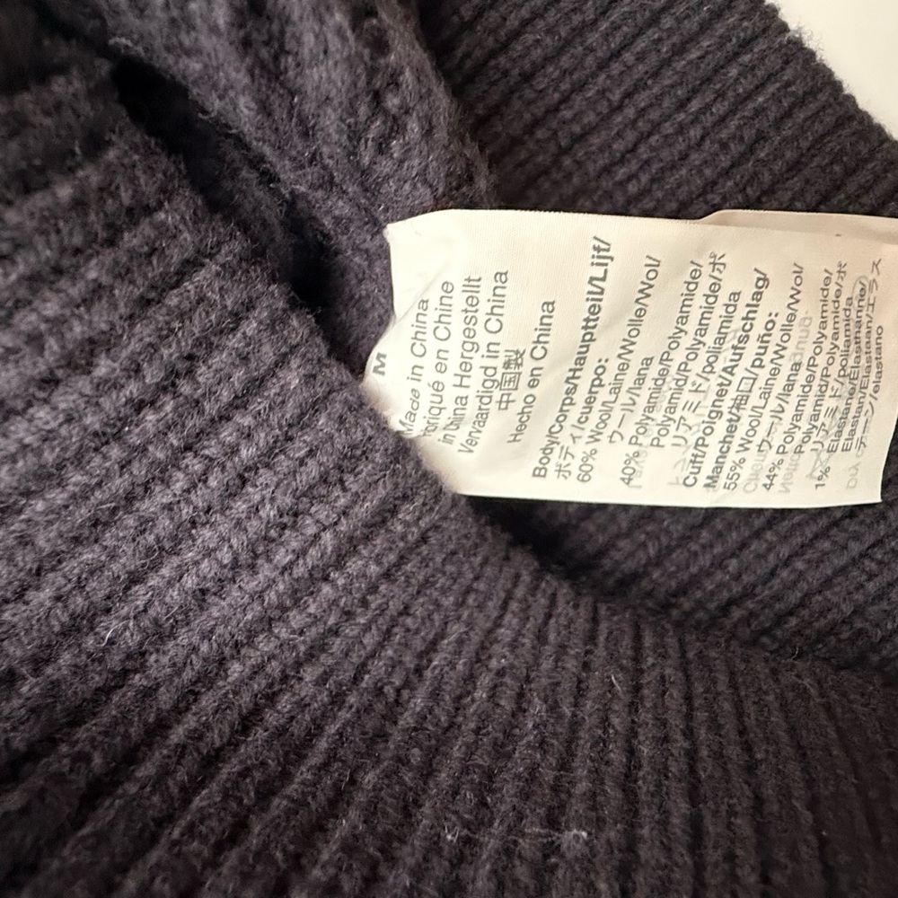 Madewell Thornton Balloon Sleeve Sweater Size M - Picture 4 of 5